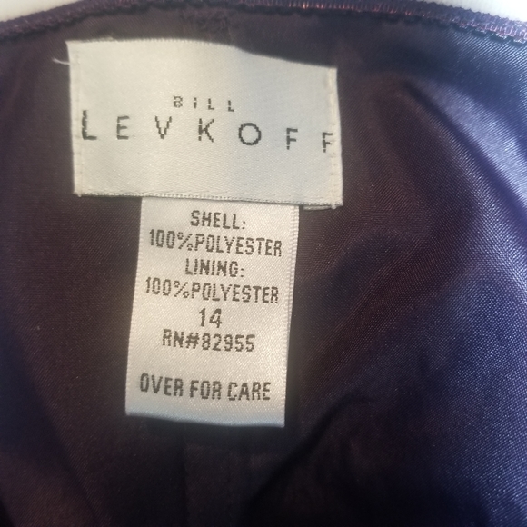 Levkoff bridesmaid chiffon dress gown - Picture 11 of 11